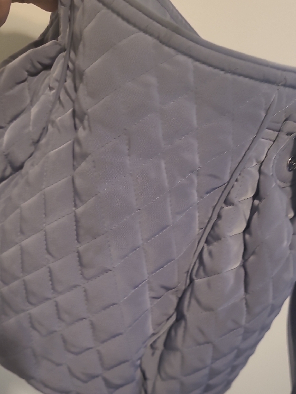 Vera Bradley Quilted Tote in Slate Gray - Picture 5 of 8